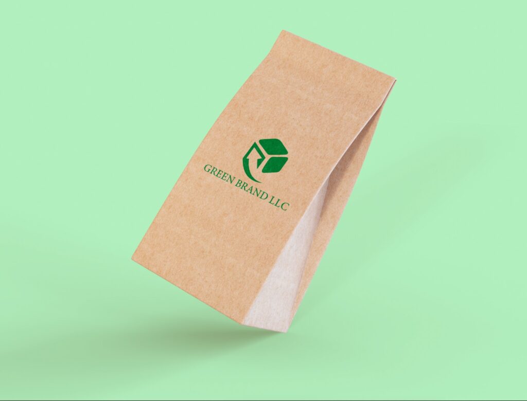 Eco-friendly paper bags, a sustainable alternative to plastic bags.